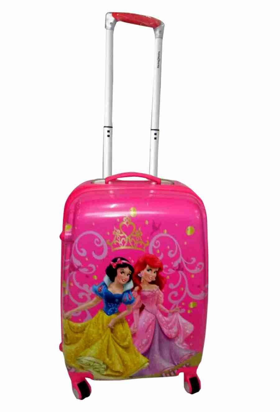 (18") Disney Princess Print Kids Trolley Bag - Pink